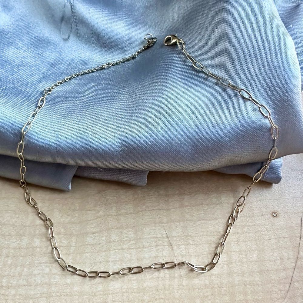 Gold Toned Chain Necklace